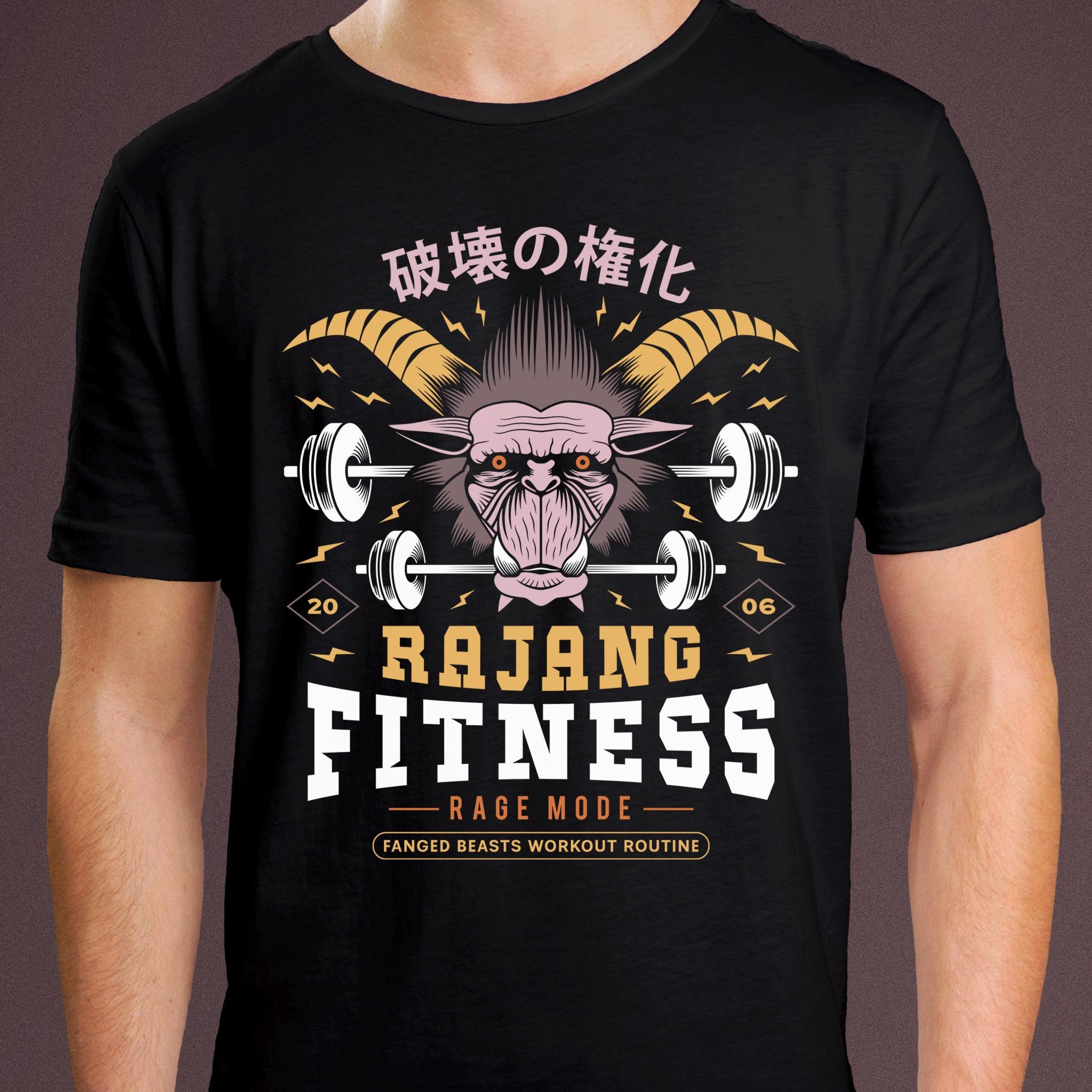 Rajang Fitness Unisex T-shirt // Monster Hunter Video Game