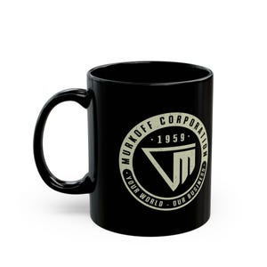 Murkoff Corporation Emblem Black Mug (11oz or 15oz) // Outlast Video game // Gaming // Gamer // The Outlast Trials // Mount Massive Asylum image 3