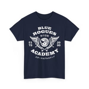 Blue Rogues Air Pirates Unisex T-Shirt // Skies Of Arcadia Video Game // Gaming Tee // Gamer T-Shirt // Skies Of Arcadia Legends// Vyse image 4