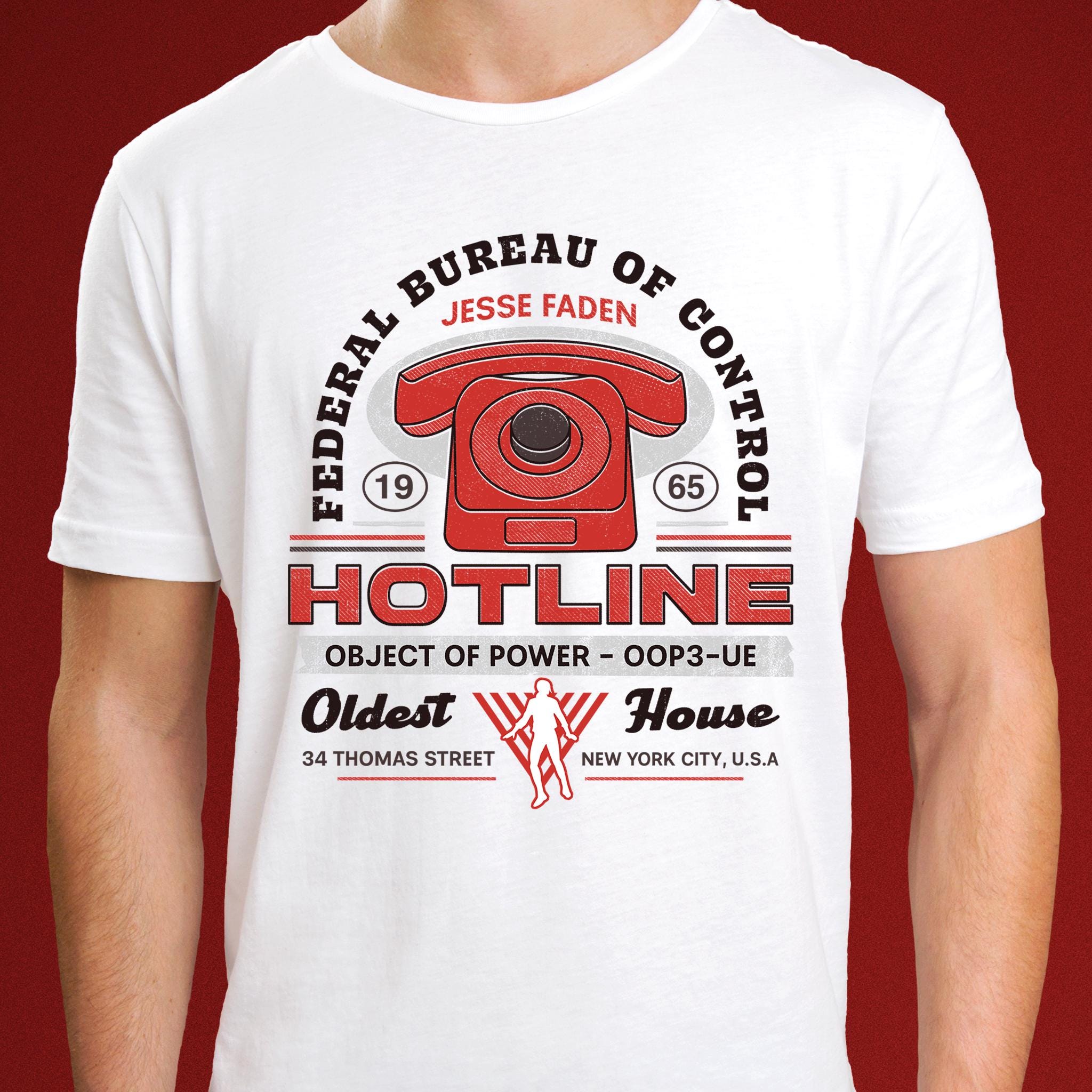 Jesse Faden Hotline Vintage Unisex T-shirt // Control Video Game
