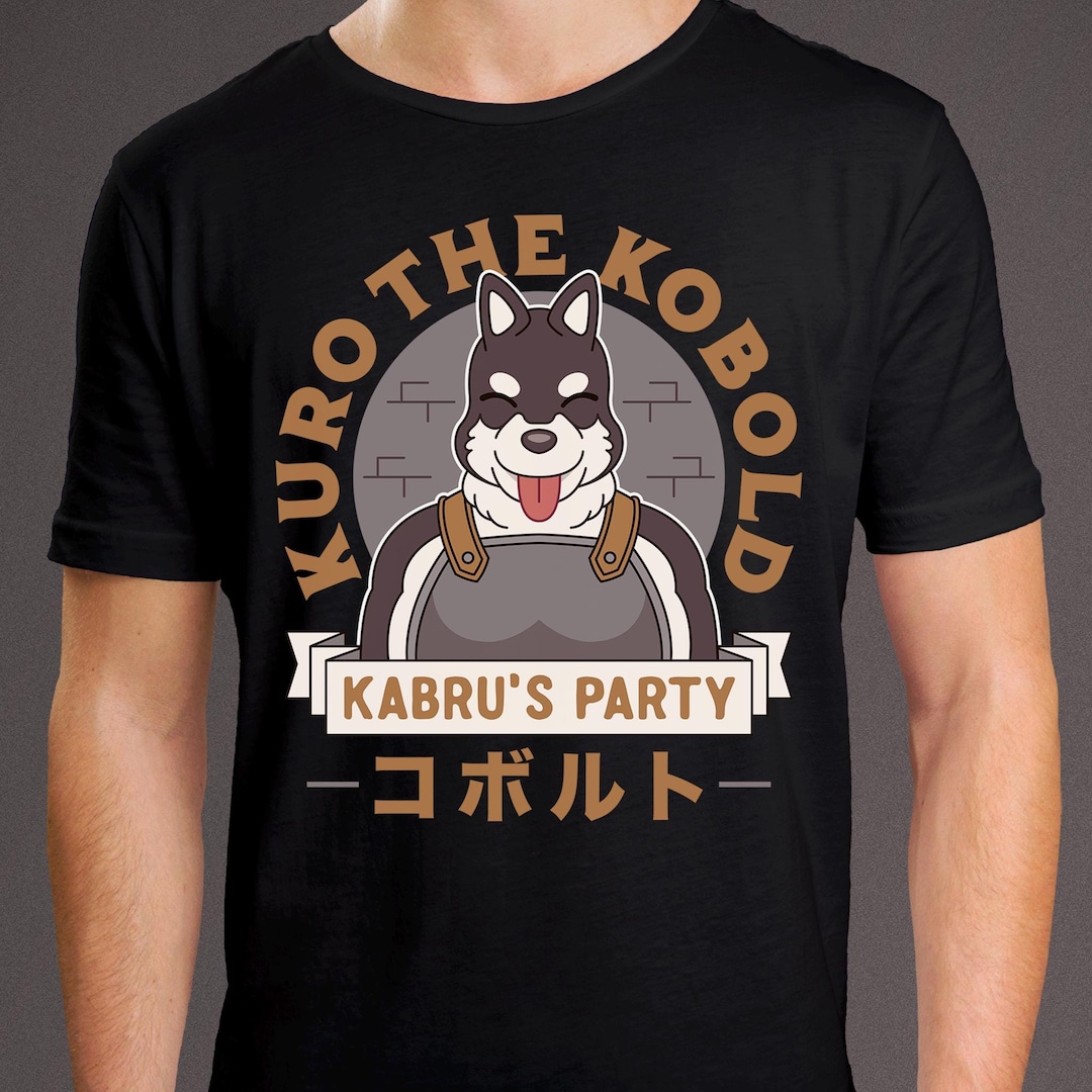 Kuro the Kobold Emblem Unisex T-shirt // Delicious in Dungeon Anime //  Anime Tee // Manga T-shirt // Kuro the Kobold // Dungeon Meshi - Etsy