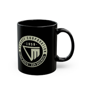 Murkoff Corporation Emblem Black Mug (11oz or 15oz) // Outlast Video game // Gaming // Gamer // The Outlast Trials // Mount Massive Asylum image 9