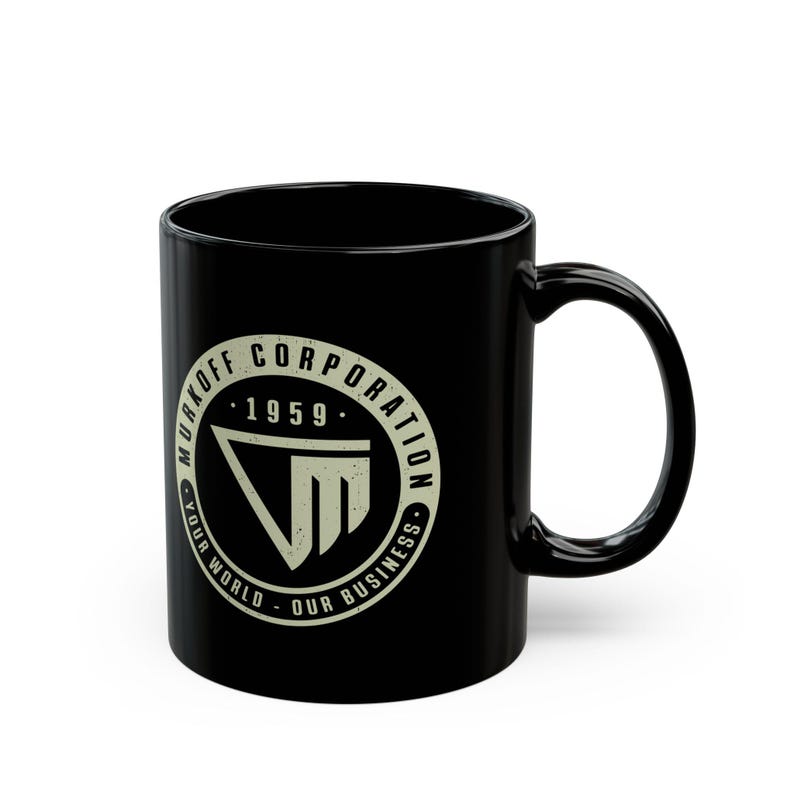 Murkoff Corporation Emblem Black Mug (11oz or 15oz) // Outlast Video game // Gaming // Gamer // The Outlast Trials // Mount Massive Asylum image 9