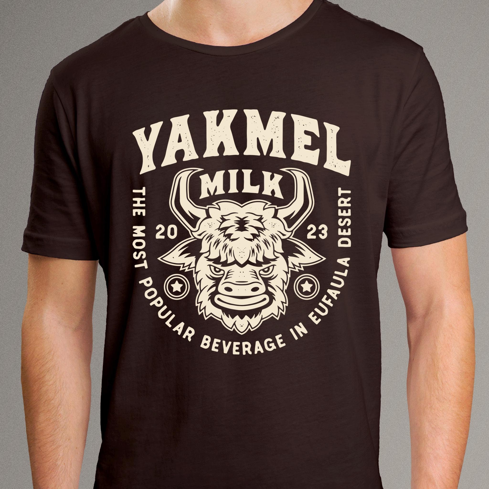 Yakmel Milk Crest Unisex T-Shirt //My Time At Sandrock Video Game // Gaming Tee // Gamer T-Shirt // My Time At Portia // Farming Simulator