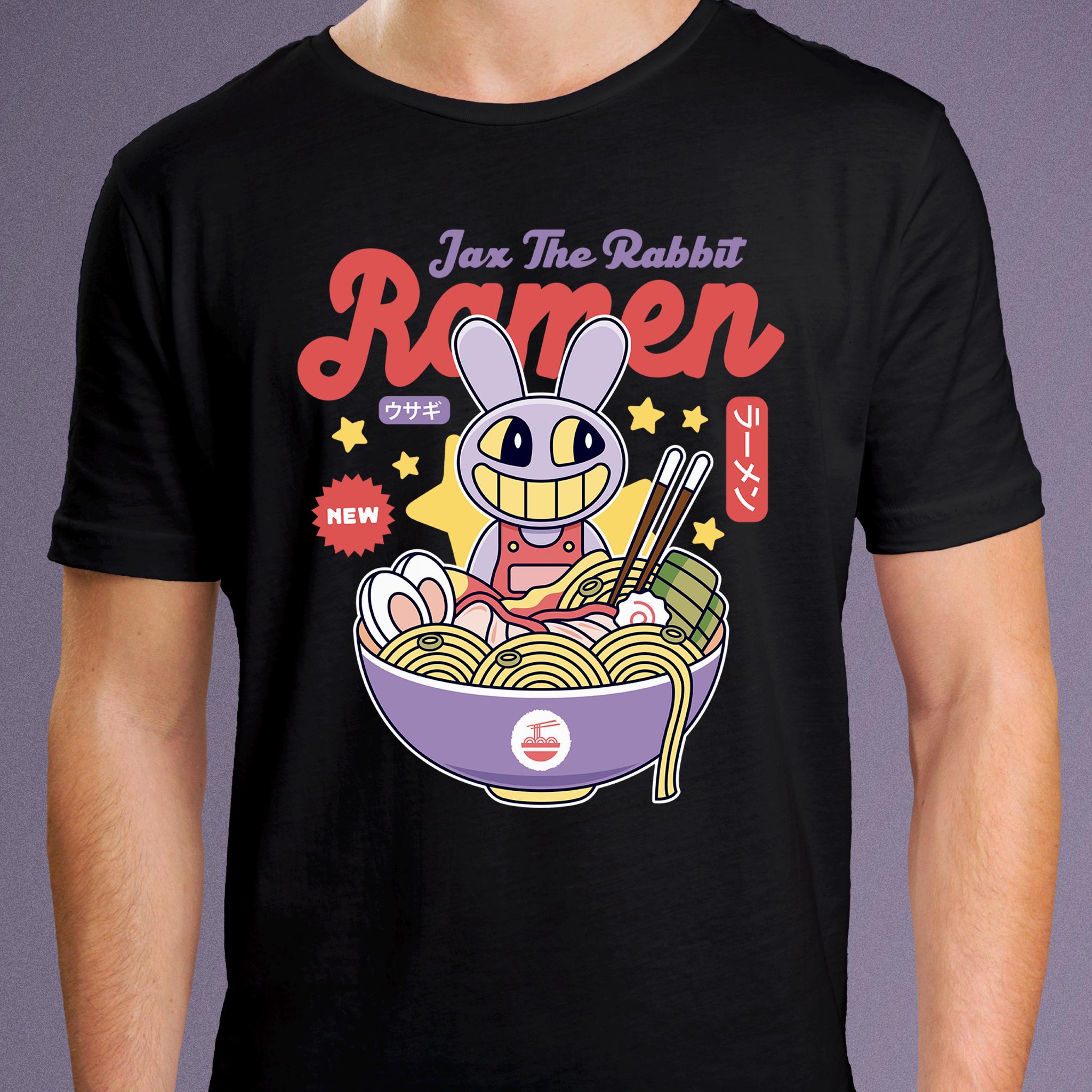 Jax Purple Rabbit Ramen Unisex T-shirt // the Amazing Digital