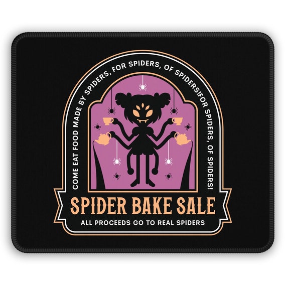 Mouse Pad Spider Bake Sale Emblem // Undertale Video Game