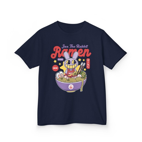Jax Purple Rabbit Ramen KIDS Heavy Cotton T-shirt // the Amazing