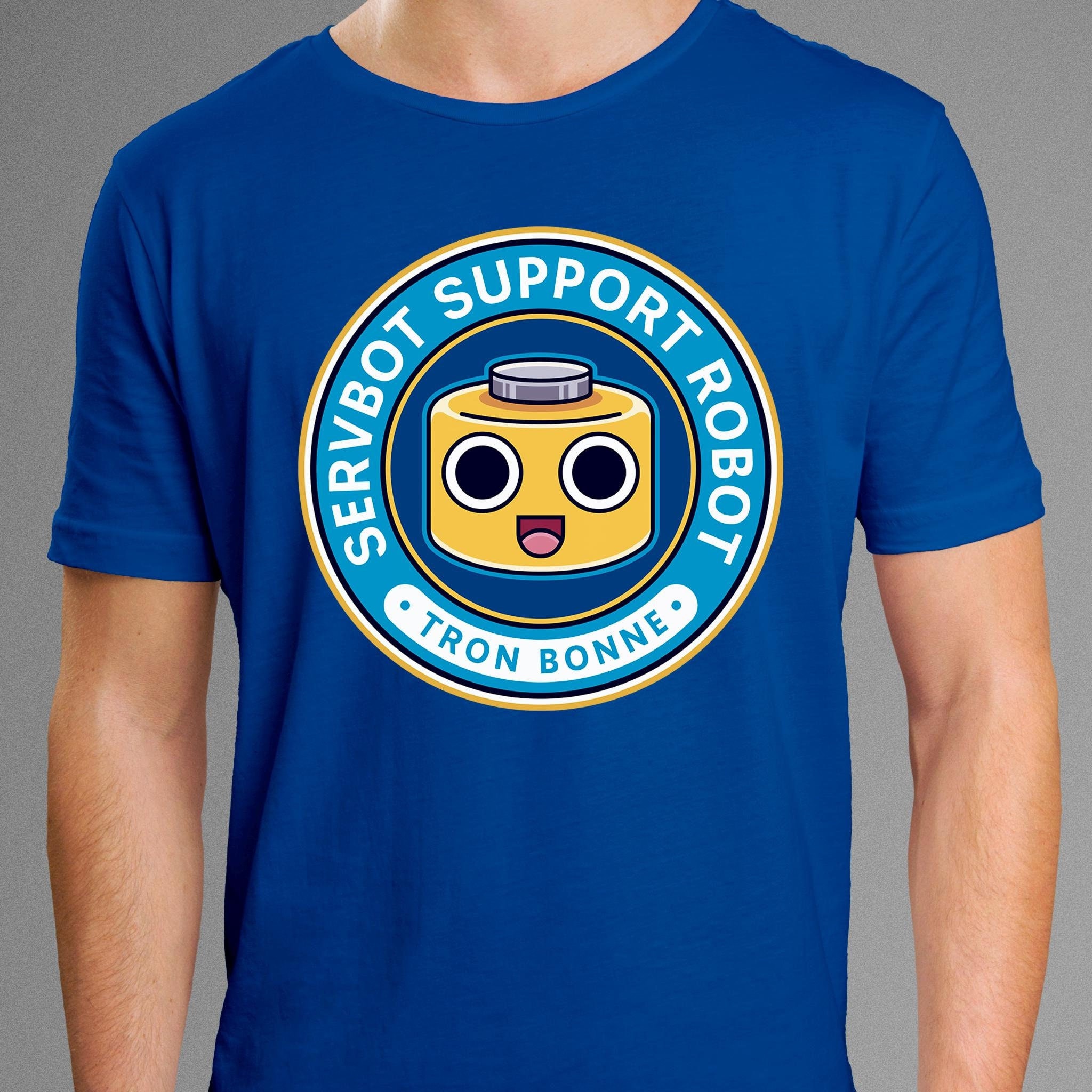 Servbot Emblem Unisex T-Shirt // Mega Man Video Game // Dead Rising //Gaming Tee // Gamer T-Shirt // Zombie // Zombrex // Tron Bonne