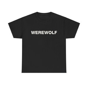Werewolf Costume Shirt, Lazy Halloween Costume, Funny Halloween Costume, Matching Costume, Costume Gift Tee, Halloween Party