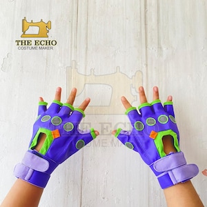 Young Hispanic-American The 22nd Agent Costume Cosplay Gloves Only