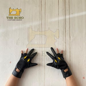 The Genius of Germany Agent Costume Cosplay Gloves