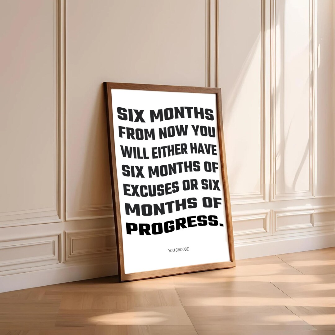 Motivational Quote Poster Printable | Minimalist Wall Art Digital ...