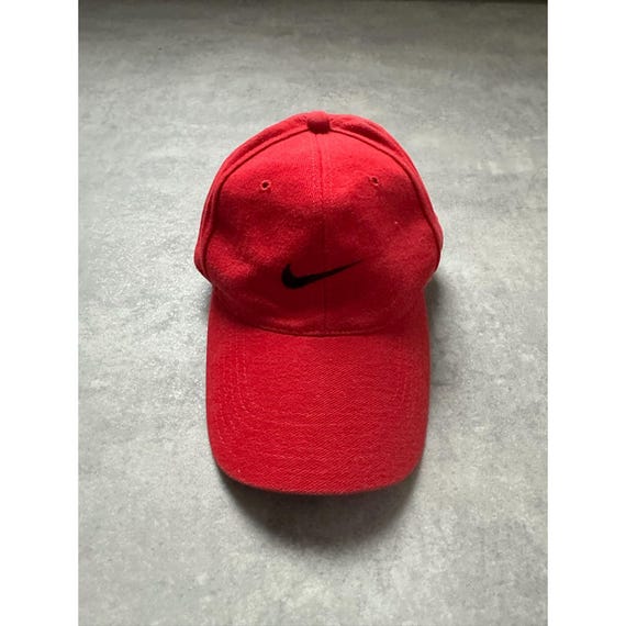 Nike Unisex Kappe Rot 90er Jahre