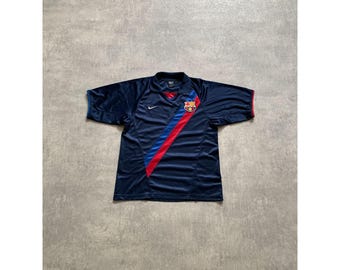 Nike Barcelona Jersey T-Shirt Herren Größe M blau Fußball Fußball