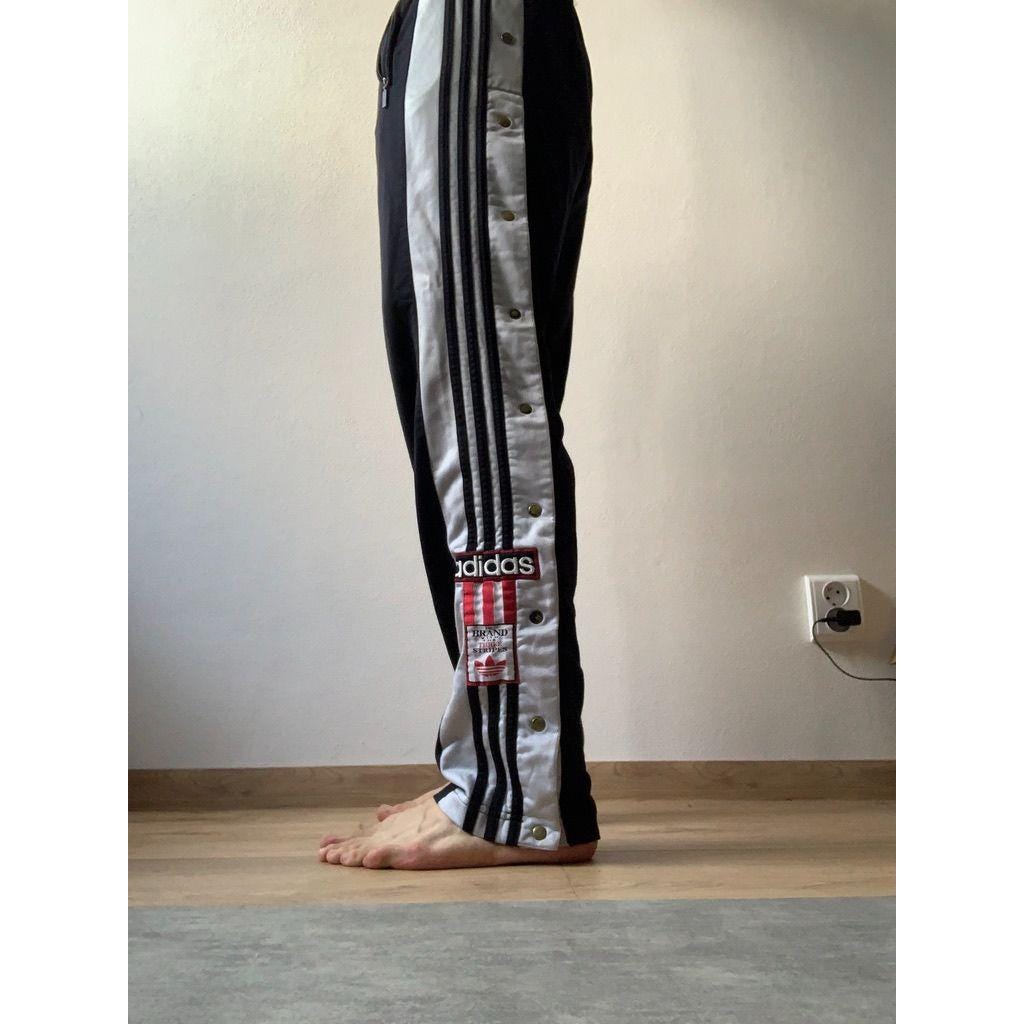 Adidas Jogginghose Mit Roten Streifen Adidas 90er Vintage Herren  Trainingshose Hose Dunkelblau Training