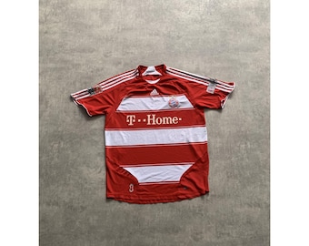 BAYERN MUNICH 1989 1990 Away Football Shirt Soccer Jersey Aumann