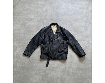 Krawehl leder 本革 モーターサイクル モトジャケット サイズ 42