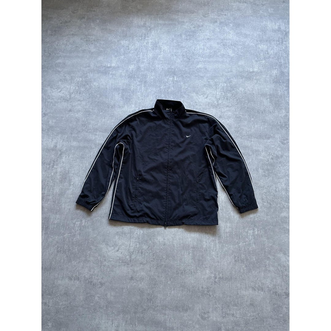 Nike Windstopper Windbreaker Full Zip Jacket Size Mens XL Black