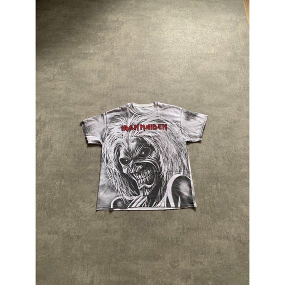Vintage Iron Maiden 1999 Killers OAP All Over Print T-shirt White