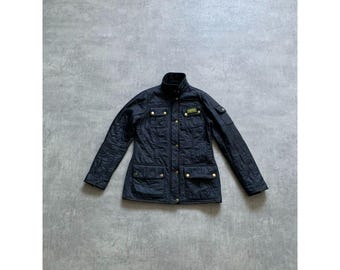Barbour International A7 Jacket Mens, Black (size C36) - Etsy