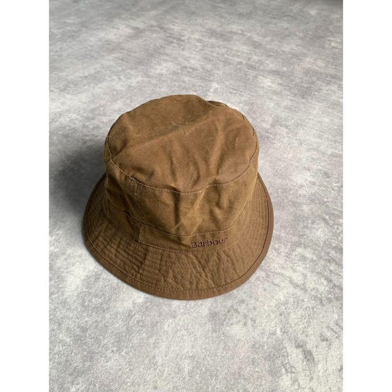 Barbour Waxed Bucket Hat Cap Brown Mens Size M - Etsy Israel display picture 1