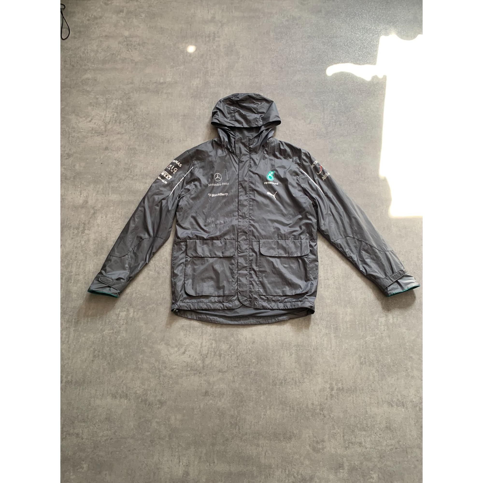 Puma Mercedes Benz Windstopper Windbreaker Full Zip Jacket Size L