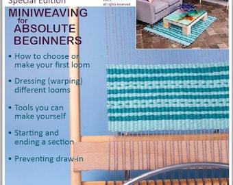 Miniweaving for Absolute Beginners, printable PDF, 1800