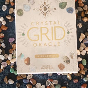 Crystal Grid Oracle  DELUX EDITION :72 Card deck by Nicole McIntosh
