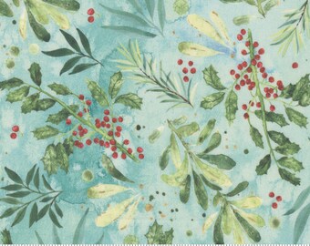 Frost Green Comfort and Joy Fabric - 39752 14 - Moda - Create Joy Project