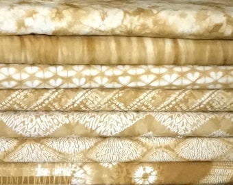 Gold Tochi Half Yard Fabric Bundle - Debby Maddy - Moda