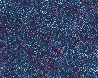 Blue Bubblegum Bali Dots Batik Fabric - 885H-404 - Hoffman Fabric - By the Yard