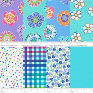 Blue Fiesta Fabric Group - Me and My Sister - Moda - 22470 - 22477 - 22471 - 22472 - 22473 - 9900