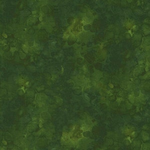 Green Watercolor Texture Fabric - C6100 - Poppy - Timeless Treasures