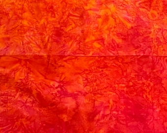 Red Orange Sorbet Ombre Fabric - AMD7034-239 - Robert Kaufman - 4239 - Half Yard