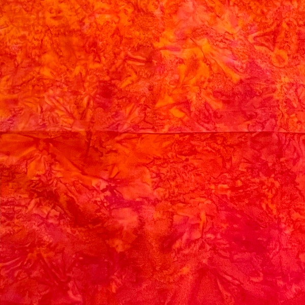 Red Orange Sorbet Ombre Fabric - AMD7034-239 - Robert Kaufman - 4239