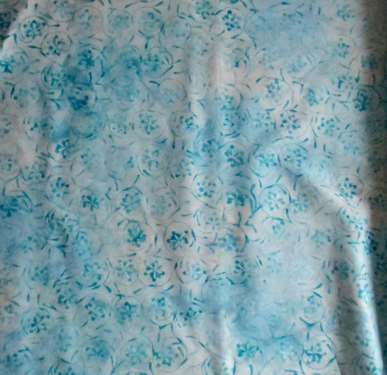 Light Blue Pinwheels Tonga Batik Fabric Timeless Treasures B1701 image 3