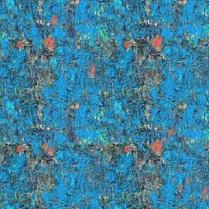 Blue Poured Color Fabric - 12356B-55 - Benartex - Digitally Printed - Paula Nadelstern