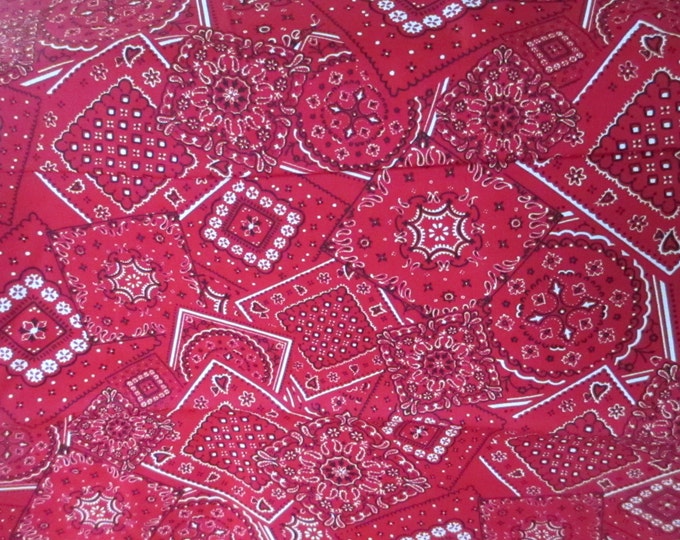 Red Bandana Fabric Moda 15490 40 Western Fabric Cowboy Etsy