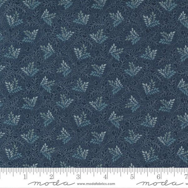 Midnight Blue Regency Somerset Fabric - 42363 16 - Moda
