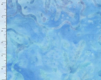 Blue Dream Static Leaves Tonga Batik Fabric - B7911 - Timeless Treasures - Fantasy