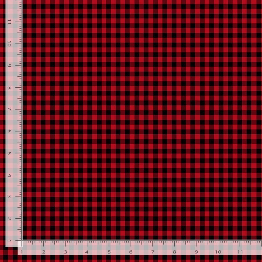 Red Black Check Plaid - CD5576 - Timeless Treasures - by the Yard - Etsy