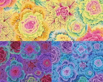Brassica Fabric Group - FreeSpirit - Kaffe Fassett - Floral - J051