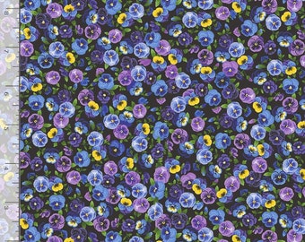 Mini Pansy Fabric - C7721 -  Timeless Treasures