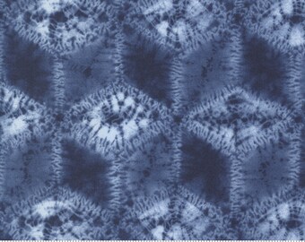 Sapphire Blue Kawa Fabric - 48082 13 - Debby Maddy - Moda - By the Yard