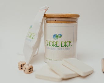 The Original Chore Dice Game, Task Management, Gamified Chores, Productivity, Housecleaning Motivation, Focus, Workouts, Time Management