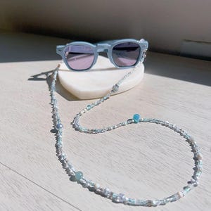 Handmade Beaded Glasses Chain, Colorful Eyeglass Holder Lanyard