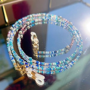 Celestial Tide Eyeglass Chain,Airpods Rope,Beaded Glasses Chain,Colorful Glasses Chain,Unique Glasses Chain, Eyeglass Chain, Eyewear Jewelry