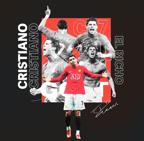 Diseño de camiseta de Ronaldo, fútbol PNG Descargar, Cristiano Ronaldo CR7 , camiseta de fútbol png, Semitono.
