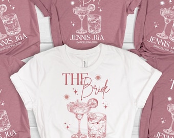 Braut & Crew Shirts JGA, Team Bride Shirt, Hochzeit, Hochzeitsgeschenk, Geschenk personalisiert, Trauzeugin fragen, JGA Frauen, JGA Tshirt