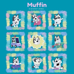 Kubek z motywem zwierzęcym Muffin Spirit Bluey Inspired